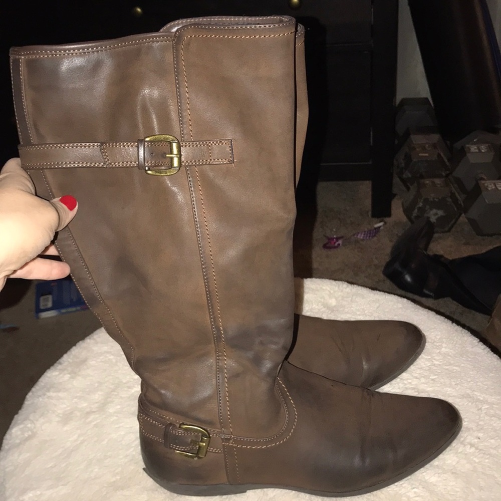 Chocolate brown boots